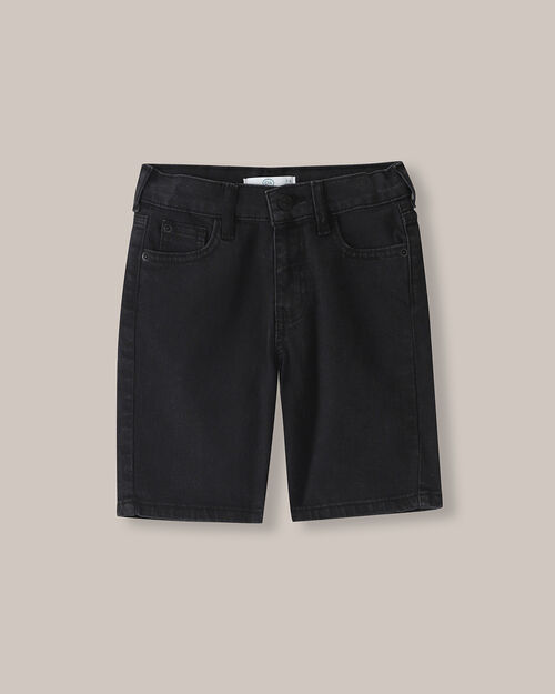 Bermuda Negra Fit Slim